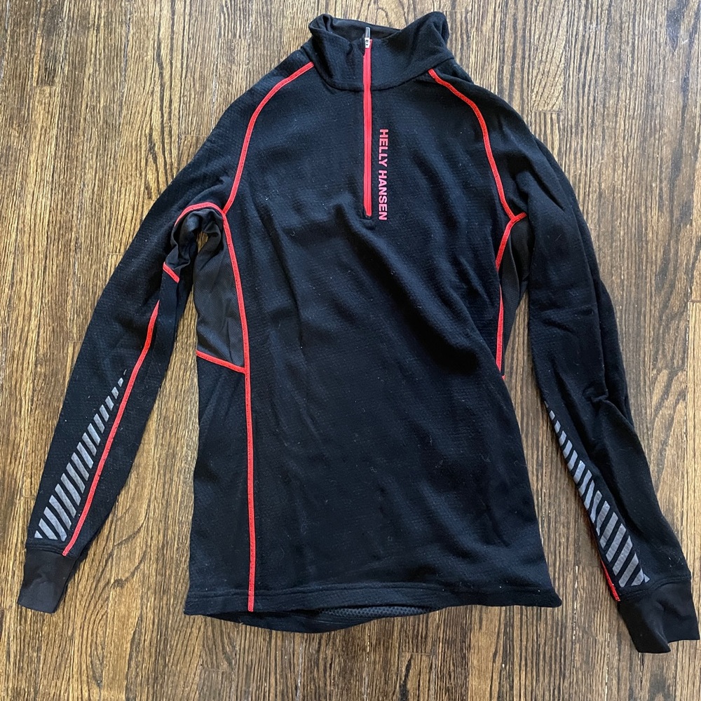Mens L Helly Hansen thermal zip up
